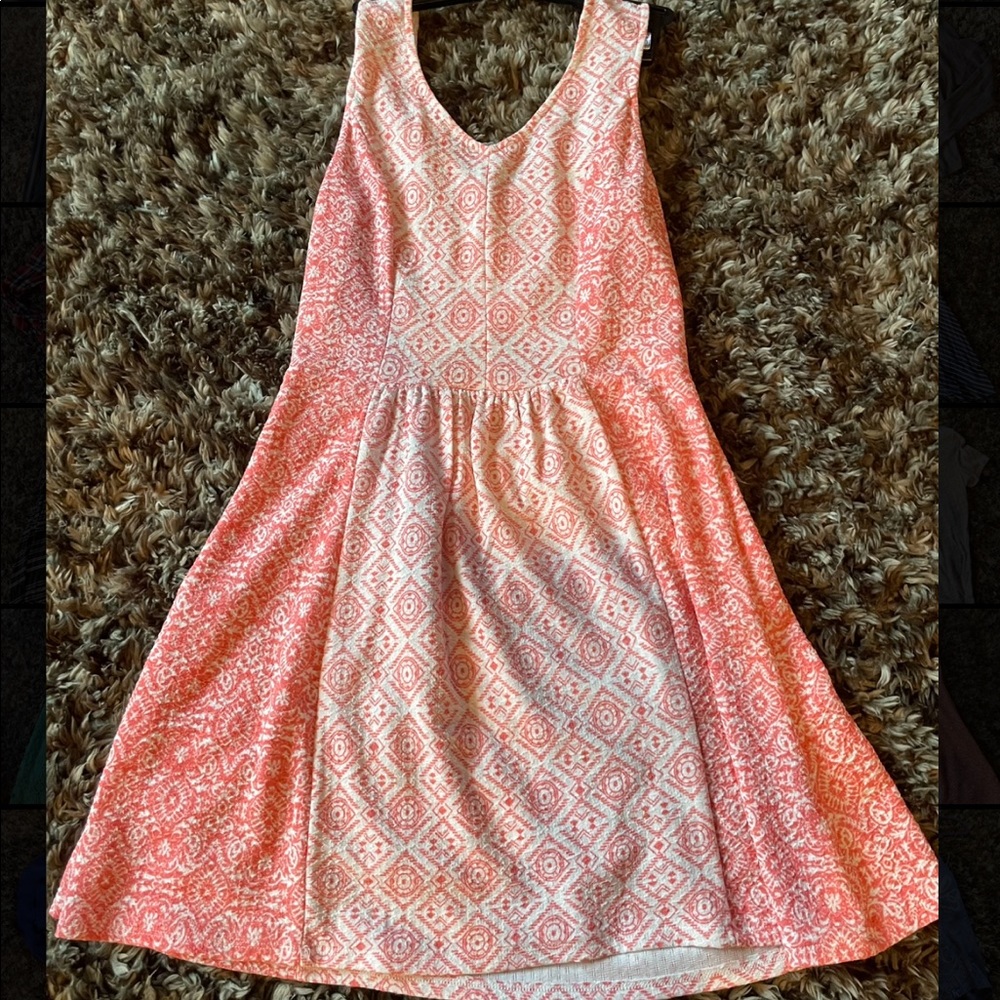 Coral dress